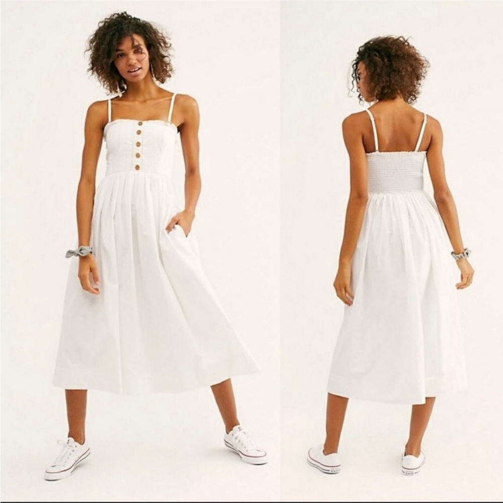Free People Lilah Pleated Tube Dress